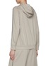 Back View - Click To Enlarge - BRUNELLO CUCINELLI - Monili Embellished Hooded Zip Up Jacket