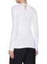 Back View - Click To Enlarge - BRUNELLO CUCINELLI - Monili Embellished Neckline Ribbed Cotton Top