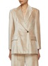 Main View - Click To Enlarge - BRUNELLO CUCINELLI - Single Breasted Velvet Blazer