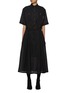 Main View - Click To Enlarge - BRUNELLO CUCINELLI - Two Pocket Wool Shirt Dress