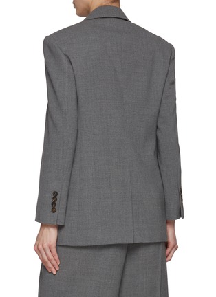 Back View - Click To Enlarge - BRUNELLO CUCINELLI - Double Breasted Wool Blazer