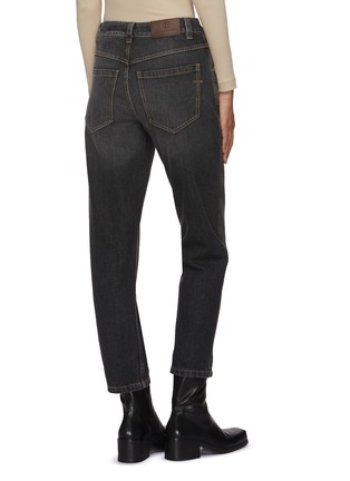 Back View - Click To Enlarge - BRUNELLO CUCINELLI - Ankle Length Denim Jeans