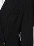  - BRUNELLO CUCINELLI - Pinstripe Single Breasted Wool Cotton Blazer