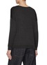 Back View - Click To Enlarge - BRUNELLO CUCINELLI - Monili Embellished Scoopneck Knit Top