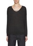 Main View - Click To Enlarge - BRUNELLO CUCINELLI - Monili Embellished Scoopneck Knit Top