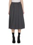 Main View - Click To Enlarge - BRUNELLO CUCINELLI - Elasticated Waist Pleated Midi Skirt