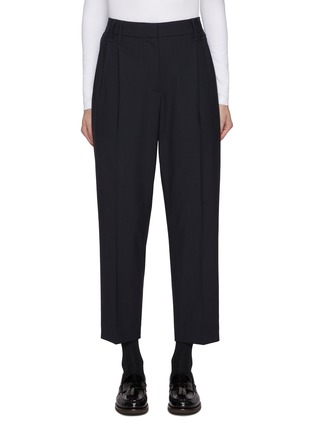 Main View - Click To Enlarge - BRUNELLO CUCINELLI - Pleated Cropped Pants