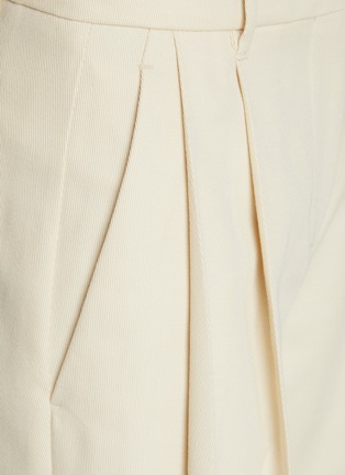  - BRUNELLO CUCINELLI - Pleated Cotton Wool Pants