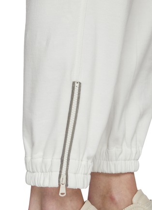  - BRUNELLO CUCINELLI - Monili Embellished Zippered Cuff Joggers