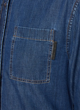  - BRUNELLO CUCINELLI - Dark Wash Denim Shirt