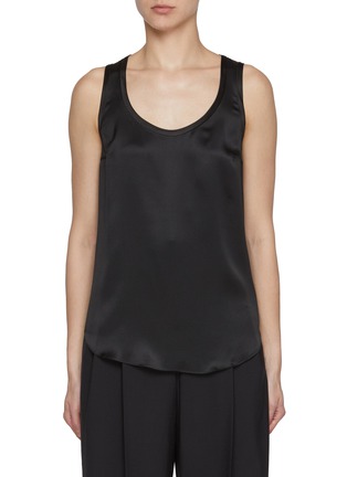 Main View - Click To Enlarge - BRUNELLO CUCINELLI - Scoop Neck Sleeveless Top
