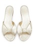 Detail View - Click To Enlarge - RODO - Edith Bow Strap Leather Sandals