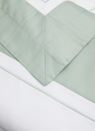 Detail View - Click To Enlarge - YVES DELORME - Lutece King Size Duvet Cover Set — Verones