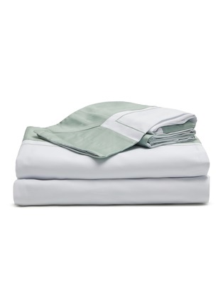 Main View - Click To Enlarge - YVES DELORME - Lutece King Size Duvet Cover Set — Verones