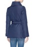 Back View - Click To Enlarge - ARMANI COLLEZIONI - Shawl collar puffer jacket