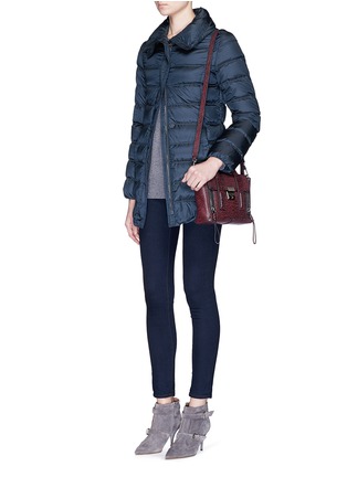 Figure View - Click To Enlarge - ARMANI COLLEZIONI - Stand collar down jacket