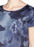 Detail View - Click To Enlarge - ARMANI COLLEZIONI - Watercolour floral print satin top