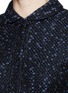 Detail View - Click To Enlarge - ARMANI COLLEZIONI - Piped seam tweed jacket