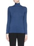 Main View - Click To Enlarge - ARMANI COLLEZIONI - Turtleneck long sleeve jersey T-shirt