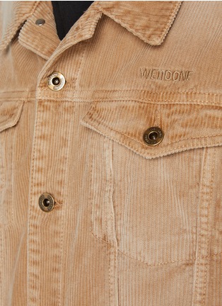  - WE11DONE - Washed Corduroy Trucker Jacket