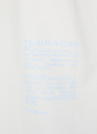  - WE11DONE - Slogan Cotton T-Shirt
