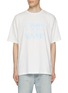 Main View - Click To Enlarge - WE11DONE - Slogan Cotton T-Shirt