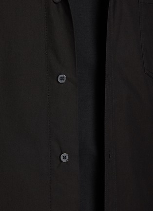  - WE11DONE - Oversized Double Sleeve Cotton Shirt