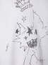  - WE11DONE - Grunge Monster Print Cotton T-Shirt