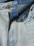 Detail View - Click To Enlarge - WE11DONE - Washed Cotton Bootcut Jeans
