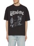 Main View - Click To Enlarge - WE11DONE - Washed Animal Print Cotton T-Shirt