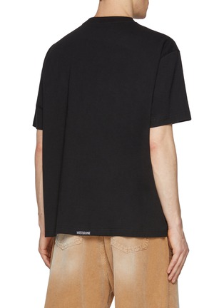 Back View - Click To Enlarge - WE11DONE - Pearl Logo Cotton T-Shirt