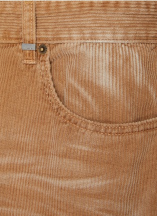  - WE11DONE - Raw Edge Washed Corduroy Shorts
