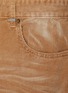  - WE11DONE - Raw Edge Washed Corduroy Shorts