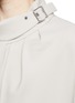 Detail View - Click To Enlarge - ARMANI COLLEZIONI - Midweight crepe trench coat