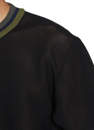  - CFCL - TC Garter Contrast Collar T-Shirt