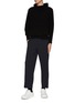 Figure View - Click To Enlarge - CFCL - High Neck Cashmere Hoodie