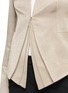 Detail View - Click To Enlarge - ARMANI COLLEZIONI - Triple layer hem wool blend jacket