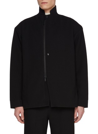 Main View - Click To Enlarge - CFCL - Stand Collar Zip Up Tailored Jacket