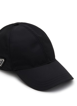 Detail View - Click To Enlarge - PRADA - Logo Plaque Re-Nylon Baseball Cap