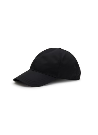 Main View - Click To Enlarge - PRADA - Logo Plaque Re-Nylon Baseball Cap