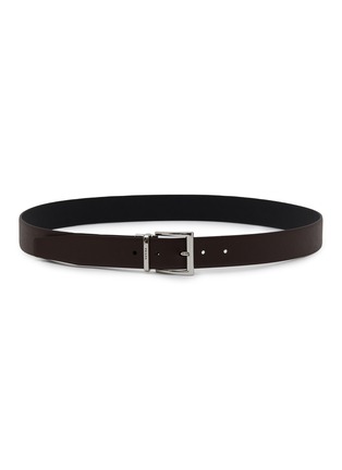 Detail View - Click To Enlarge - PRADA - Reversible Saffiano Leather Belt