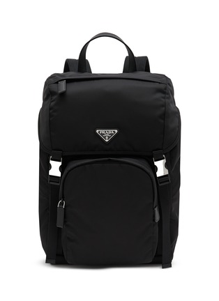 Main View - Click To Enlarge - PRADA - Re-Nylon Saffiano Leather Backpack