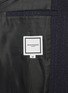  - WOOYOUNGMI - Notch Lapel Single Breasted Denim Effect Wool Blazer