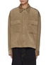 Main View - Click To Enlarge - WOOYOUNGMI - Metal Logo Corduroy Cotton Shirt Jacket