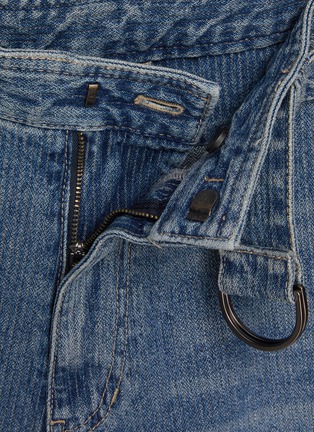 - WOOYOUNGMI - Washed Cotton Straight Leg Jeans
