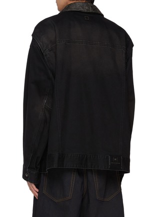 Back View - Click To Enlarge - WOOYOUNGMI - Dark Washed Denim Jacket