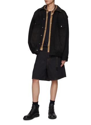 Figure View - Click To Enlarge - WOOYOUNGMI - Dark Washed Denim Jacket