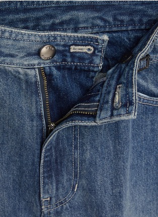  - WOOYOUNGMI - Medium Wash Cotton Flared Leg Jeans