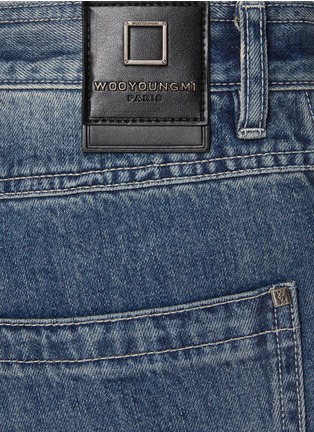  - WOOYOUNGMI - Medium Wash Cotton Flared Leg Jeans
