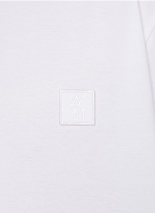  - WOOYOUNGMI - Square Logo Clown Print Cotton T-Shirt
